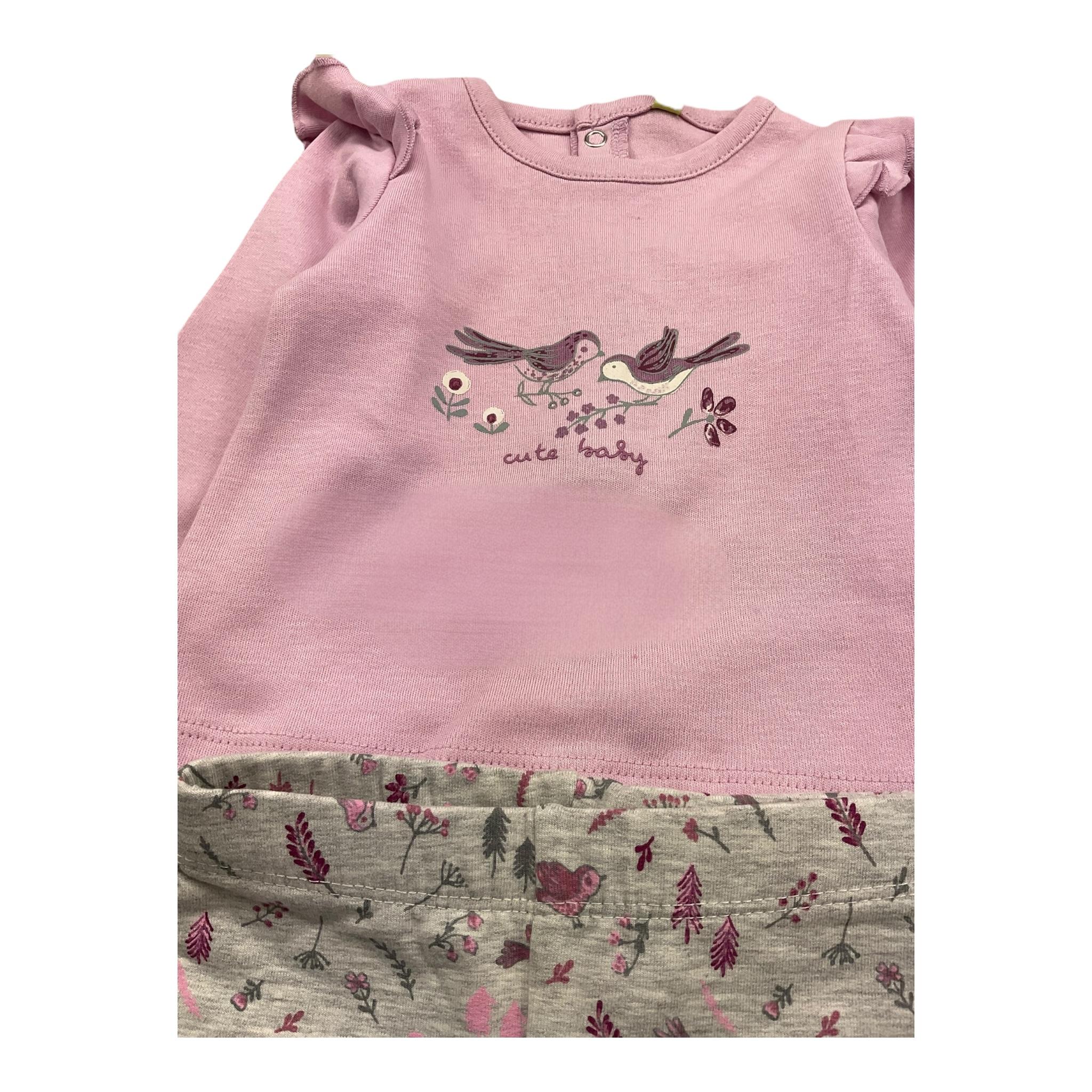 LOSAN completo 2 pezzi shirt-leggins Rosa per Neonata 51030927030002 ROSA LOSAN 