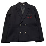 JOHN RICHMOND giacca tinta unita con logo Nero per Bambino RBA25154GC NERO JOHN RICHMOND 