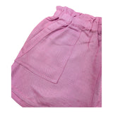 Losan Solid Color Shorts with Elastic Waist Lilac for Girls