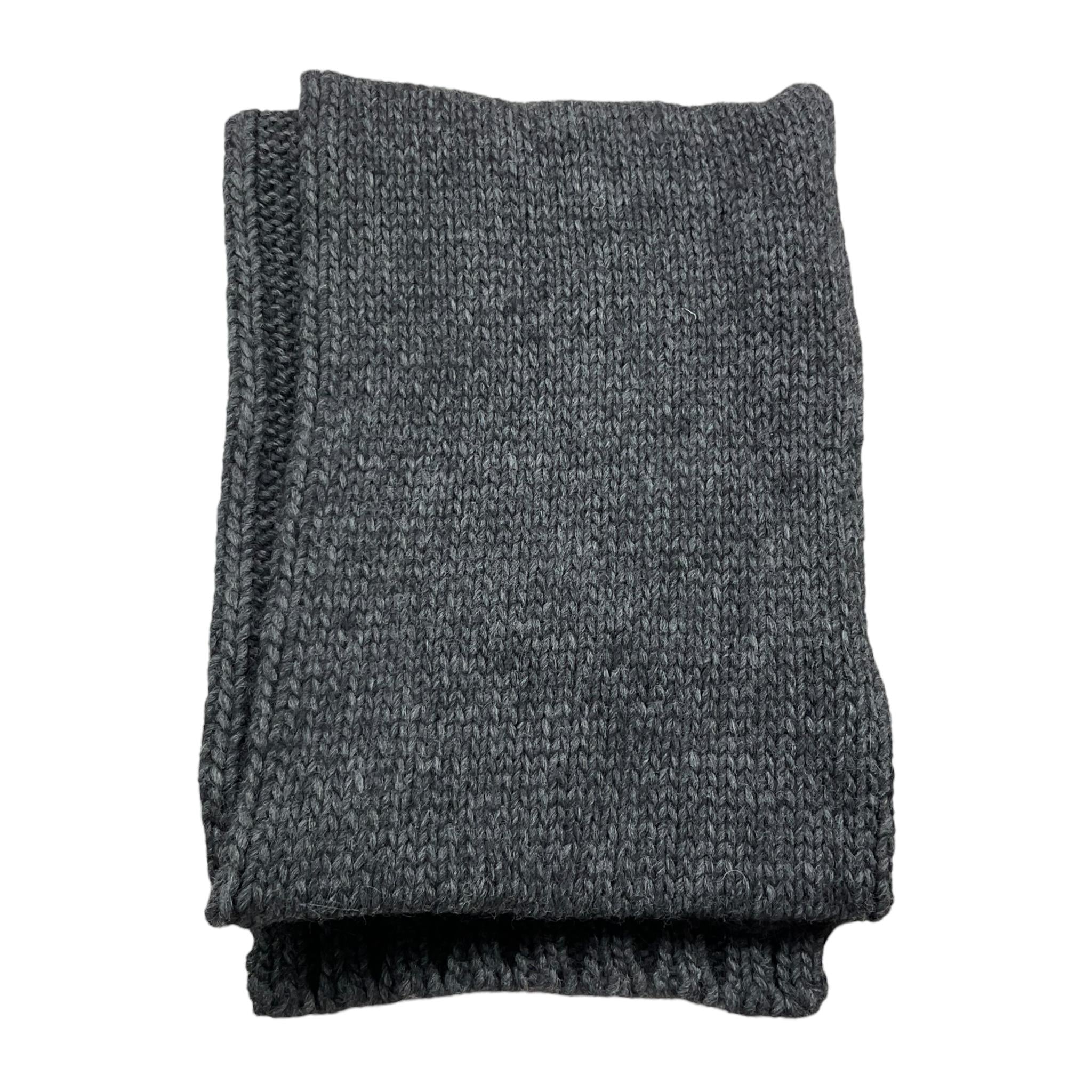 PATRIZIA PEPE sciarpa tinta unita con applicazione logo Grigio per Bambina PJFSP03 GRIGIO PATRIZIA PEPE 