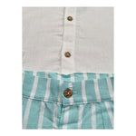 Juliana Completo 2 Pezzi Camicia-Bermuda per Neonato 25186 PANNA JULIANA 
