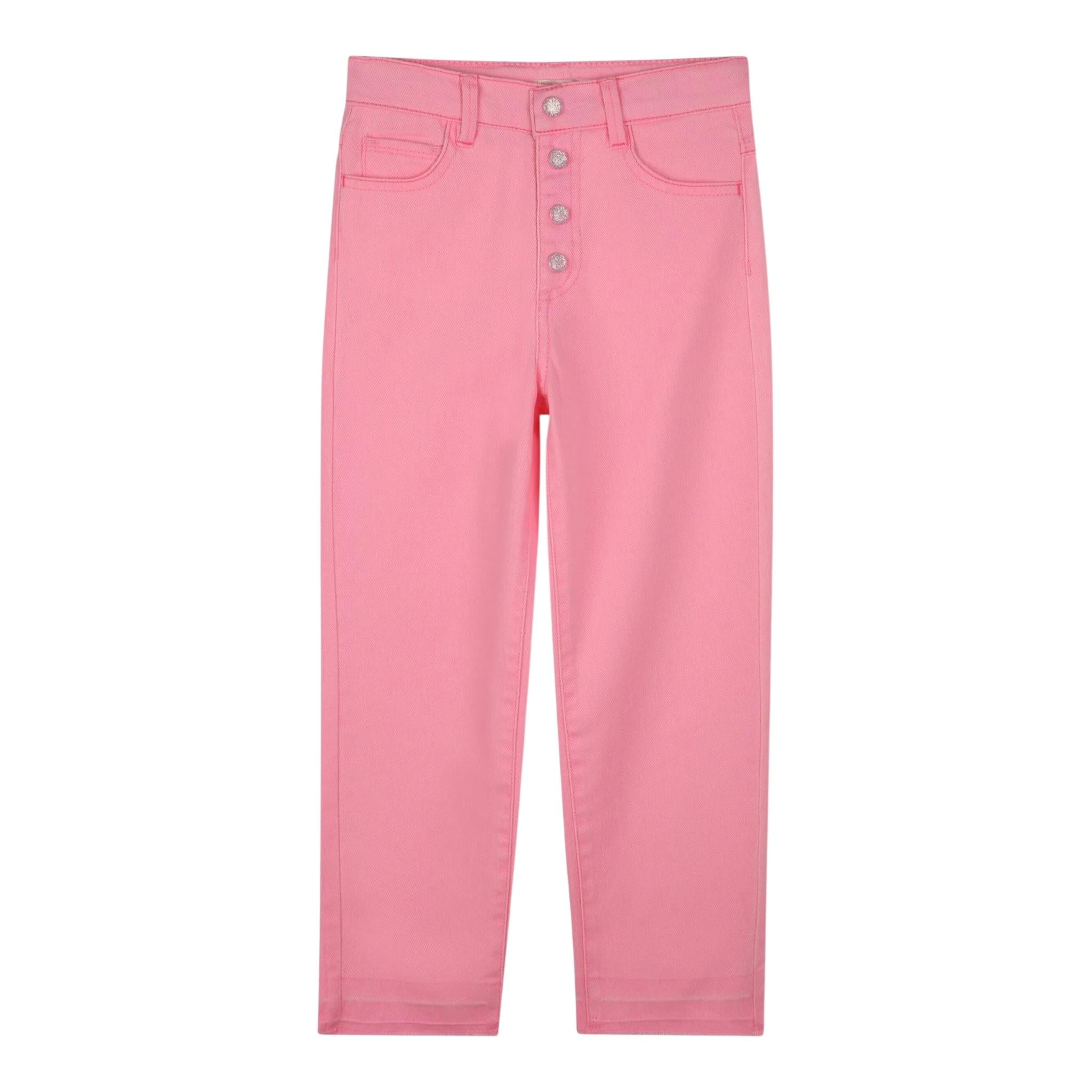 Billieblush Pantalone Tinta Unita con Girovita Regolabile per Bambina U20854 ROSA FLUO BillIEBLUSH 