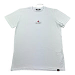 Zu+Elements T-Shirt Girocollo Tinta Unita con Stampa per Bambino ZU1608 BIANCO ZU+ELEMENTS 
