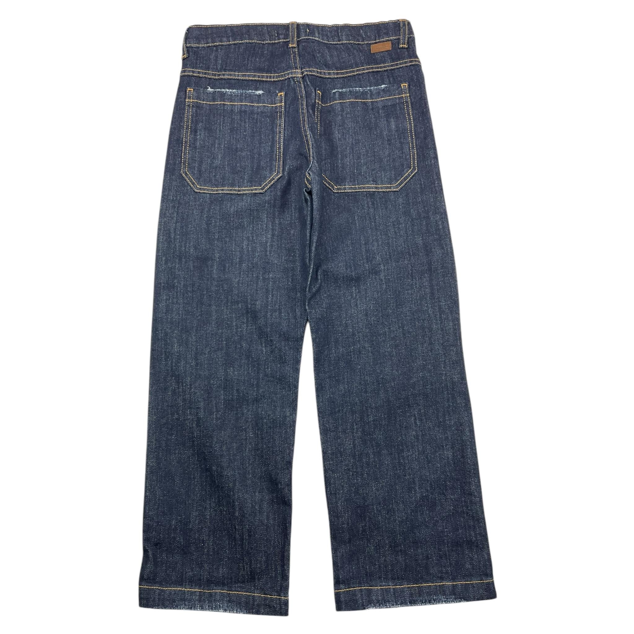 PAOLO PECORA jeans tinta unita con girovita regolabile Blu per Bambino PP4123 BLU PAOLO PECORA 