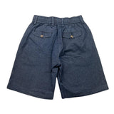 Dan John Bermuda Solid Color Elastic Waist Blue For Boys