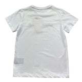 Trussardi T-Shirt Girocollo Tintta Unita con Stampa per Bambino TBP26073TS BIANCO TRUSSARDI 