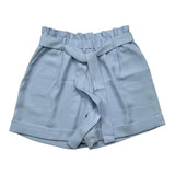 Liu Jo Short Solid Color With Elastic Waist Light Blue For Girls