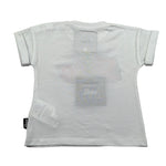 Shoe T-Shirt Girocollo tinta unita con Logo Bianco per Neonato TEDDYB0101 BIANCO SHOE 