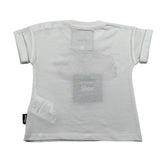 Shoe T-Shirt Girocollo tinta unita con Logo Bianco per Neonato TEDDYB0101 BIANCO SHOE 