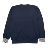 Refrigiwear Solid Color Crew Neck Sweater Blue For Boys