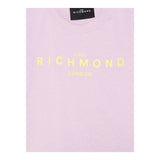 John Richmond T-Shirt Girocollo Tinta Unita con Stampa per Neonata RIP25002TSX LILLA JOHN RICHMOND 
