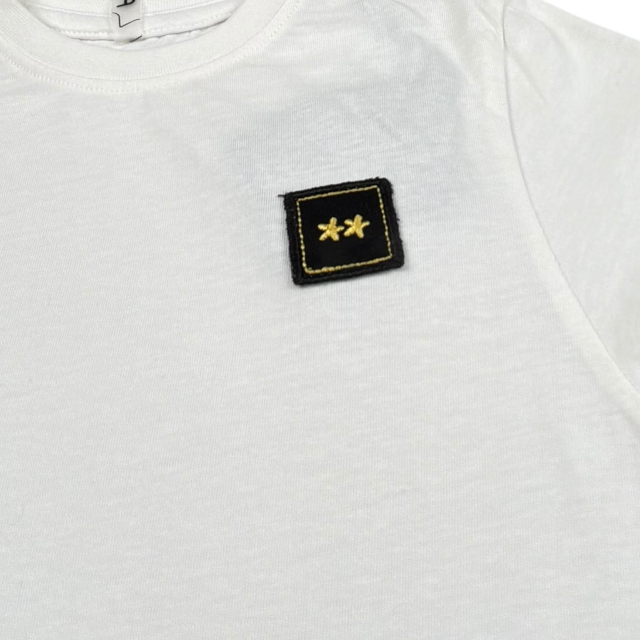 F**K T-Shirt Girocollo Tinta Unita con Logo per Bambino FJ234111WH BIANCO F**K 