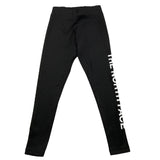 THE NORTH FACE leggins tinta unita con stampa logo Nero per Bambina NF0A89HVJK3 NERO THE NORTH FACE 