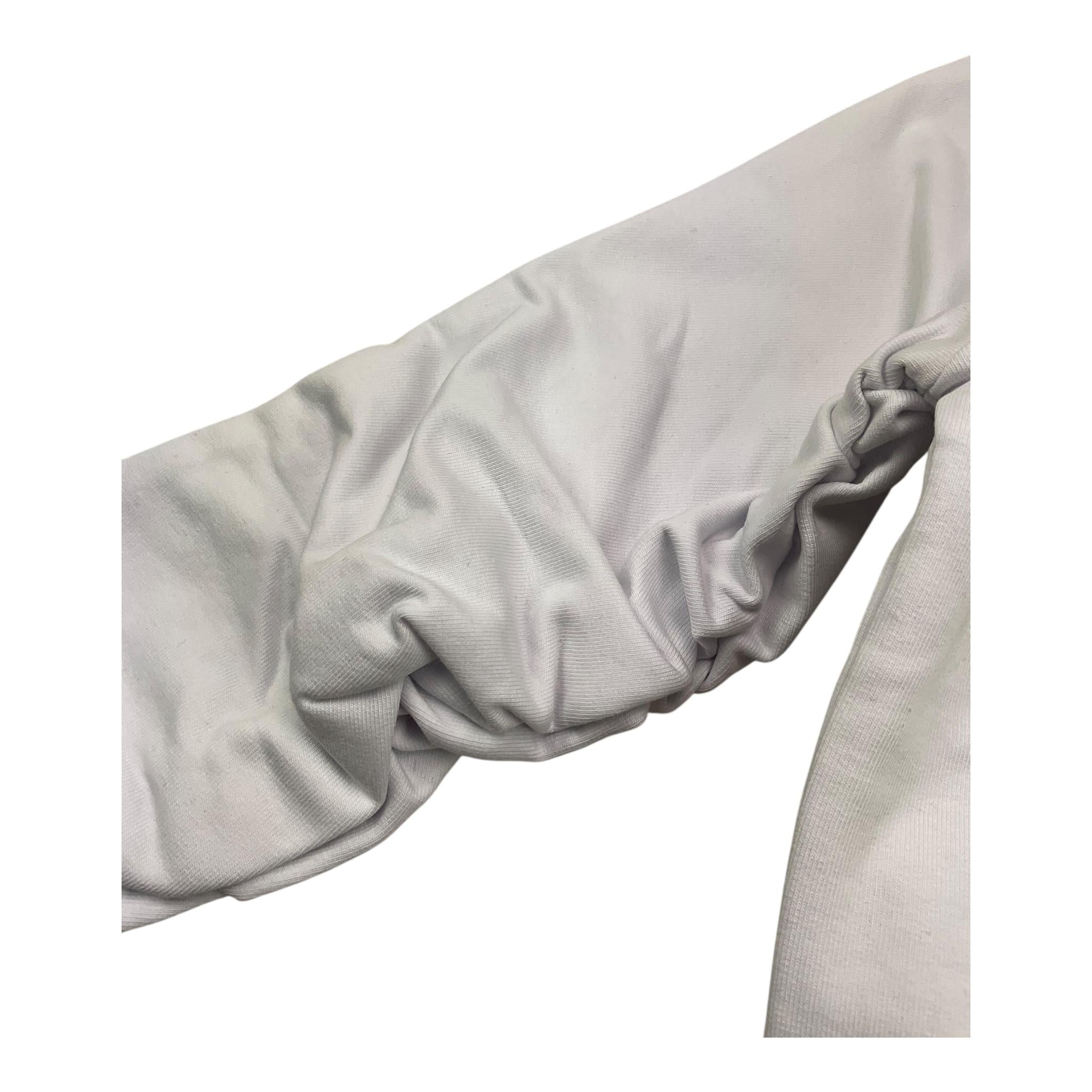 KAPPA felpa chiusa girocollo con stampa logo Bianco per Bambina 3741F0129 BIANCO KAPPA 