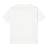 Elisabetta Franchi T-Shirt Girocollo Tinta Unita con Stampa per Neonata EGTS094 BIANCO ELISABETTA FRANCHI 