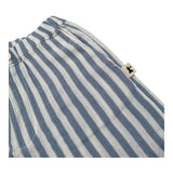 Petit Indi Bermuda Fantasia A Righe Bicolore per Neonato SS25BK7938N AZZURRO PETIT INDI 