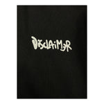 DISCLAIMER felpa tinta unita con zip e cappuccio Nero per Bambina 24IDK8243 NERO DISCLAIMER 