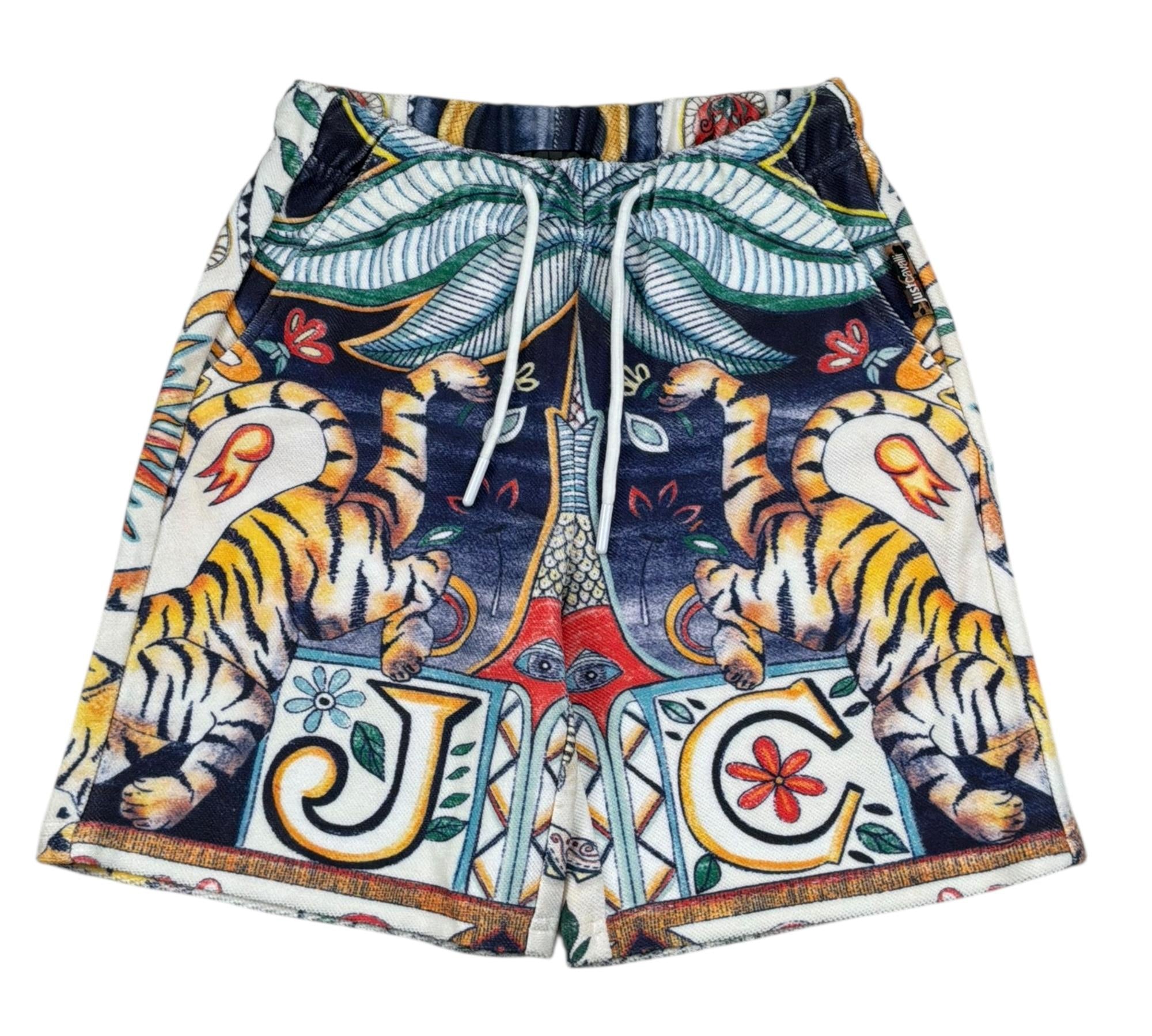 Just Cavalli Bermuda Stampa Fantasia per Bambino JBP26082BE BIANCO JUST CAVALLI 