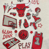 NBA set body-babbucce-cappello tinta unita Bianco per Neonato 176118 BIANCO NBA 