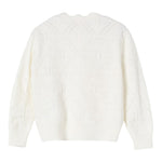 Elisabetta Franchi Cardigan Tinta Unita con Ricami per Bambina EFMA160 PANNA ELISABETTA FRANCHI 