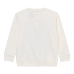 Guess Felpa Chiusa Girocollo Tinta Unita con Logo per Neonato H5RT01KAZD74 PANNA GUESS 