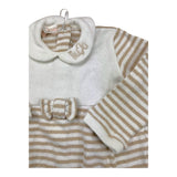LIU JO set cappello+tutina tinta unita con fantasia a righe Bianco per Neonata KF2174 BIANCO LIU JO 