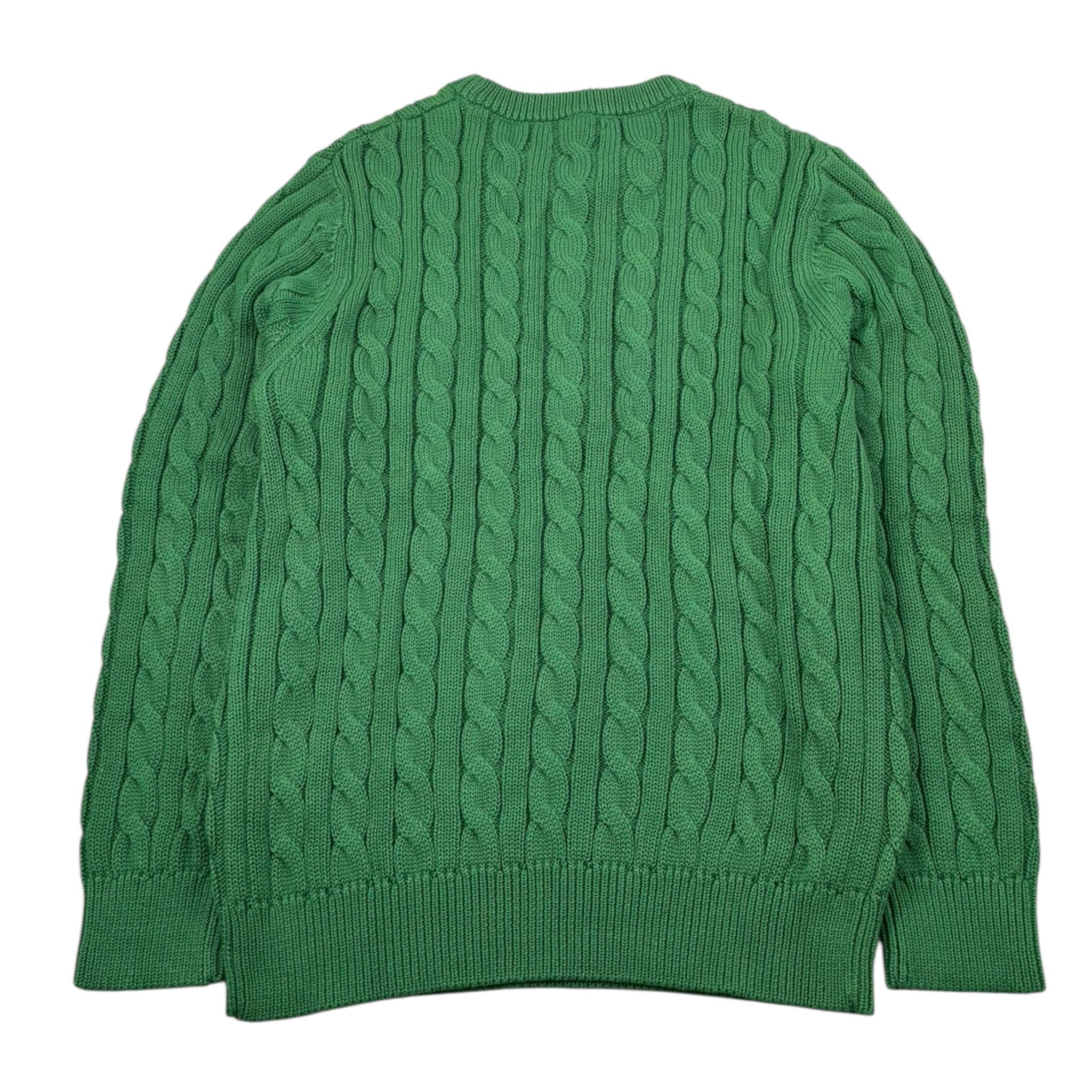 Sun68 Maglia Girocollo Tinta Unita con Logo per Bambino K35315 VERDE SUN68 