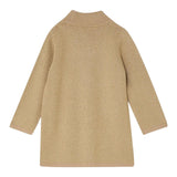 LIU JO abito in maglia collo alto tinta unita con stampa Oro per Bambina KF4071 ORO LIU JO 