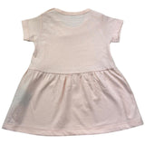 Trussardi Abito Mezza Manica Tinta Unita con Logo per Neonata TIP26018VE ROSA TRUSSARDI 