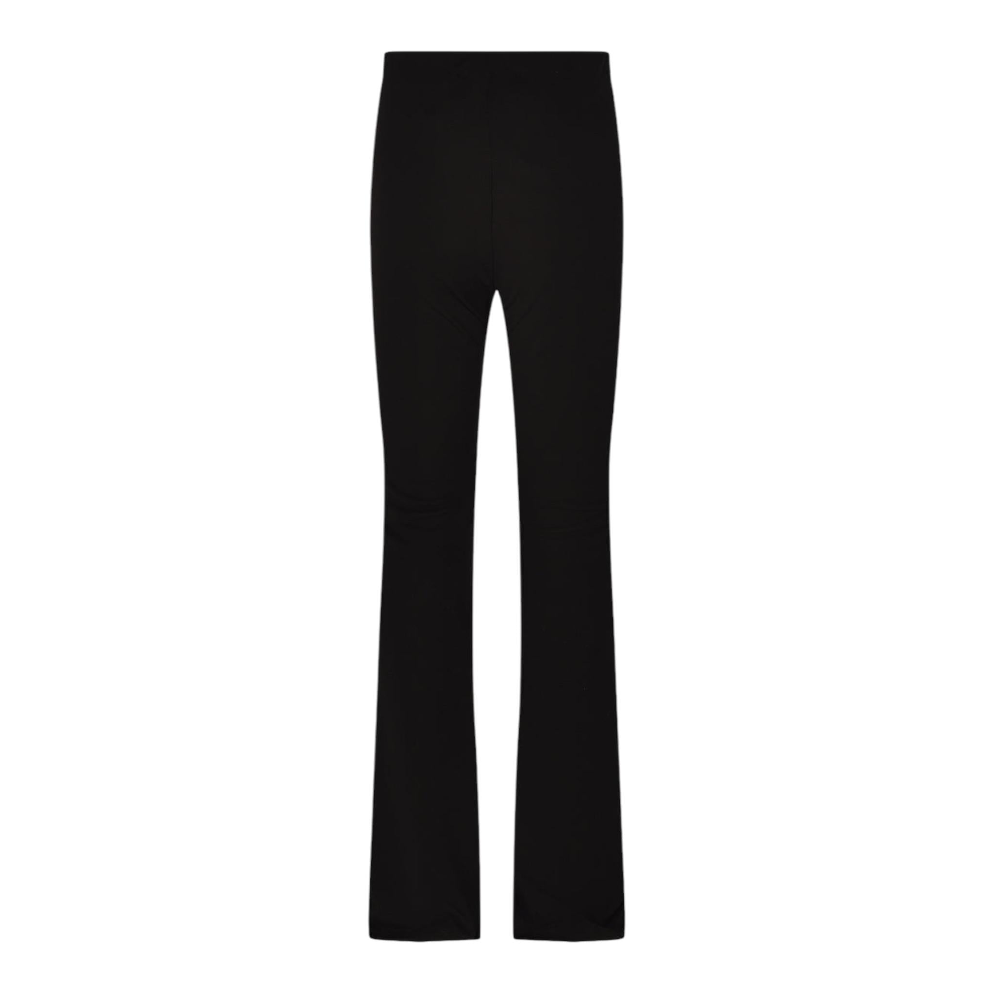 HATE LOVE pantalone modello a zampa tinta unita Nero per Bambina OJPT00487 NERO HATE LOVE 