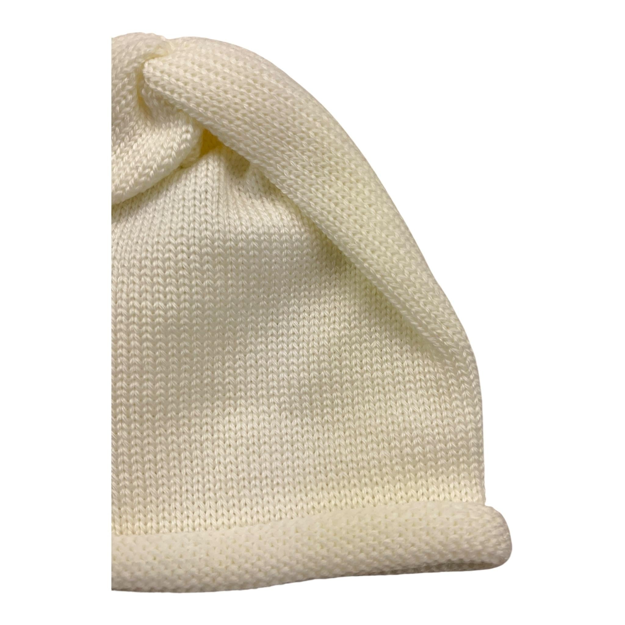 LITTLE BEAR cappello tinta unita Panna per Neonato 9010 PANNA LITTLE BEAR 