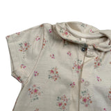 Petit Bateau Pagliaccetto Mezza Manica tinta unita Beige per Neonata A09H201460 BEIGE PETIT BATEAU 