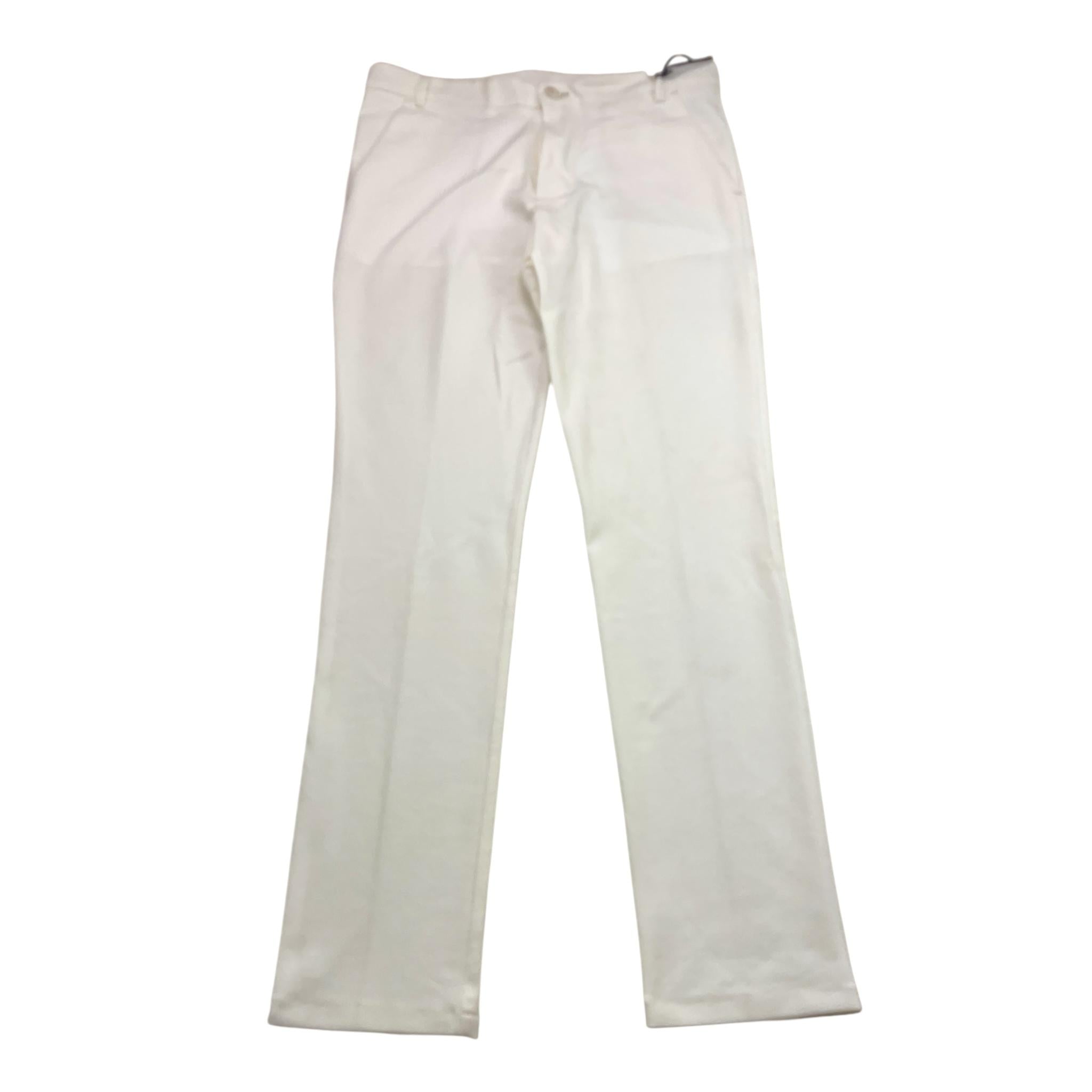 EMANUEL PRIS pantalone tinta unita con girovita regolabile  Bianco per Bambino MPT6067R BIANCO EMANUEL PRIS 