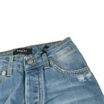 Madd Jeans Inta Unita 5 Tasche Azzurro per Bambino MAB2010 AZZURRO MADD 