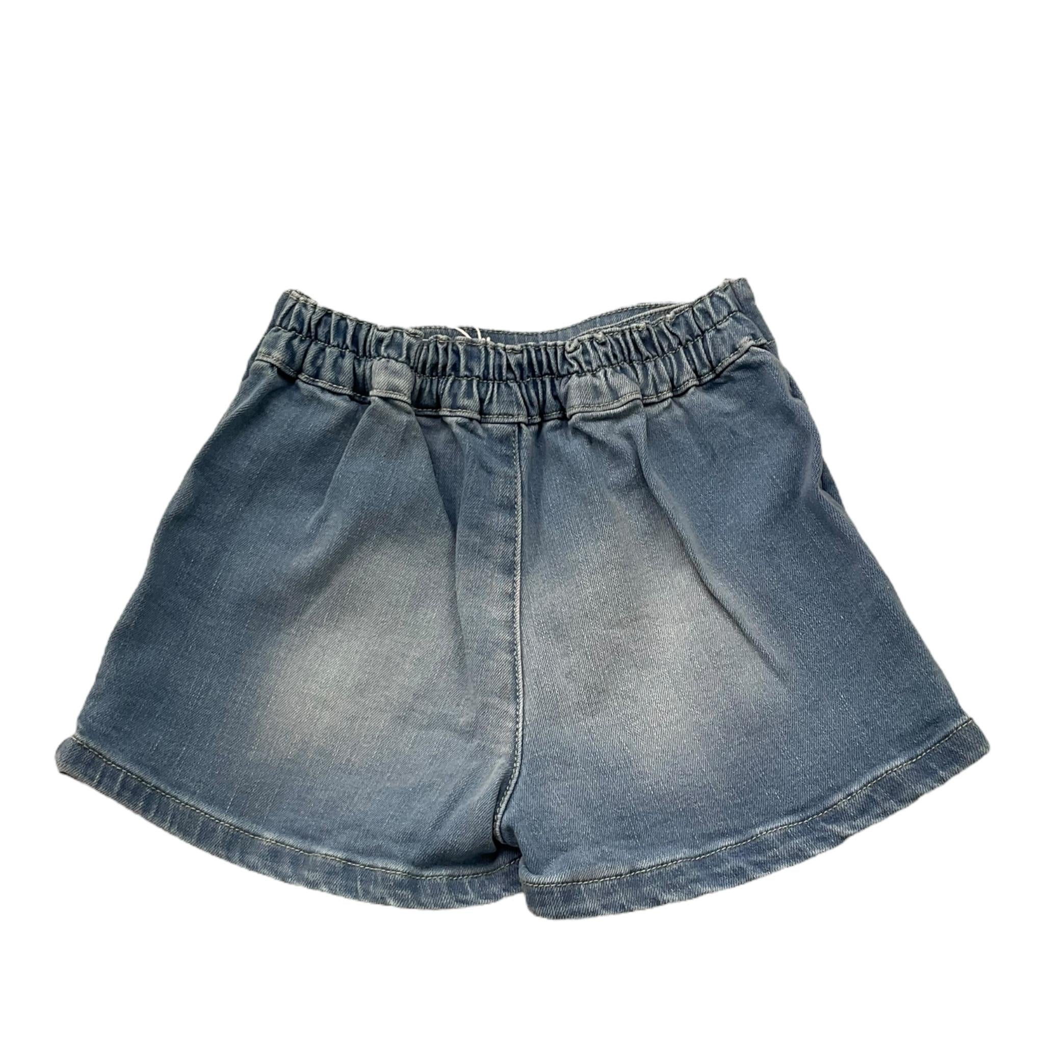 U+È Short In Denim Tinta Unita Modello Gonna per Neonata UE1697 AZZURRO U+è 