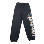 DISCLAIMER pantalone tinta unita modello tuta con stampa Nero per Bambino 24IDK58221 NERO DISCLAIMER 