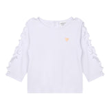 CARRE'MENT BEAU shirt girocollo tinta unita Bianco per Bambina Y05305 BIANCO CARRE'MENT BEAU 