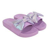 Billieblush Solid Color Slipper with Lilac Bow for Girls