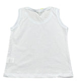 Mousse Canotta Tinta Unita con Stampa per Neonato DINOBEACHHN BIANCO MOUSSE 
