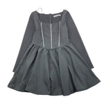 PATRIZIA PEPE abito tinta unita con applicazioni brillantini Nero per Bambina 7A0527 NERO PATRIZIA PEPE 