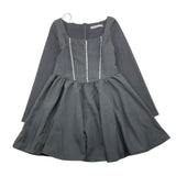 PATRIZIA PEPE abito tinta unita con applicazioni brillantini Nero per Bambina 7A0527 NERO PATRIZIA PEPE 