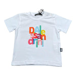 Daniele Alessandrini T-Shirt Tinta Unita con Stampa per Neonato 1296M00226X BIANCO DANIELE ALESSANDRINI 