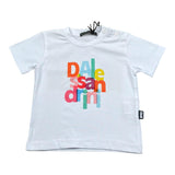 Daniele Alessandrini T-Shirt Tinta Unita con Stampa per Neonato 1296M00226X BIANCO DANIELE ALESSANDRINI 