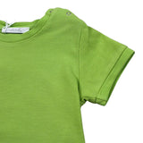 M+E' T-Shirt Girocollo tinta unita Verde per Neonato UEM0270 VERDE M+E' 