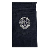 DOLCE & GABBANA jeans tinta unita con girovita regolabile Blu per Bambino L42F59 BLU DOLCE & GABBANA 