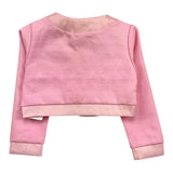 M+E' Solid Color Pink Baby Girl Shrug