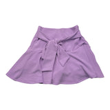 J'Aime' Plain Shorts With Elastic Waist Lilac For Girls