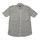 Numbers Shirt Half Sleeve Striped Pattern White/Grey For Boys