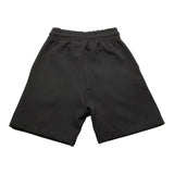 Make Bermuda Solid Color With Elastic Waist Black For Newborn