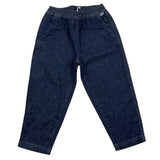 The Owl Jeans Solid Color With Elastic Waist Blue For Boys